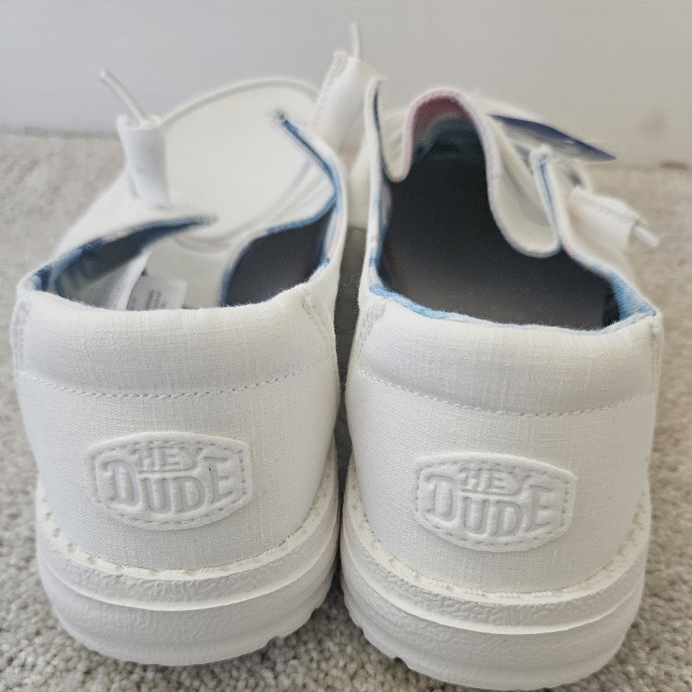 Hey Dude Wendy Canvas Slip-on in Silk Moon - Picture 2 of 5